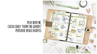 Plan with Me: Cocoa Daisy “From the Garden” Personal Rings Inserts