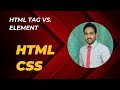 Day 6 Lecture Part 2 | HTML Tag vs Element