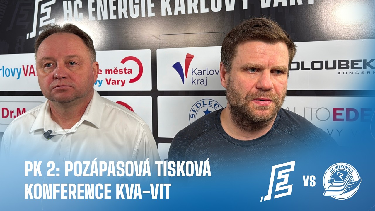 OHLASY TRENÉRŮ| 2. předkolo Play off - HC VÍTKOVICE RIDERA - HC Energie Karlovy Vary 10. 3. 2026