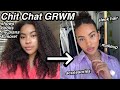 Sleek Hair & Soft Glam Makeup | CHIT CHAT GRWM