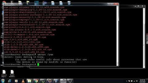H. (LINUX) Filesystem umount busy error on Linux server