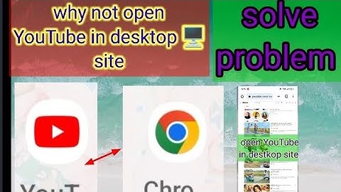 YouTube Channel Chrome browser desktop mode not open problem solve | mobile se YouTube desktop site