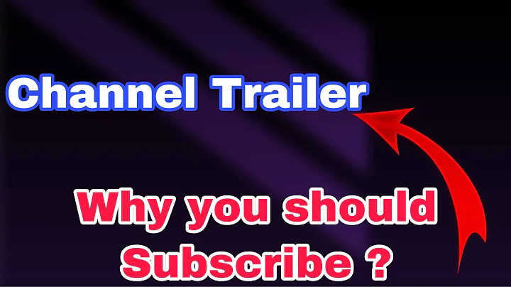 Channel Trailer | Why you should subscribe to my YouTube