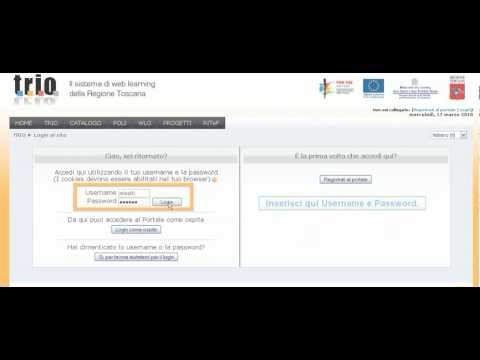 Il login al portale TRIO.flv
