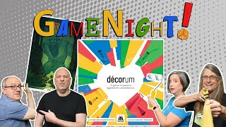 Décorum - GameNight! Se9 Ep54 - How to Play and Playthrough