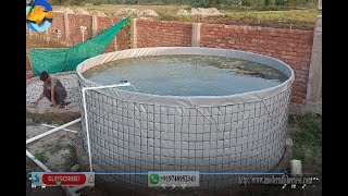 DIY: Tank Setup | Tarpaulin | Recirculating Aqua Sy | (RAS)| Bioflock | Farming | Business | Startup