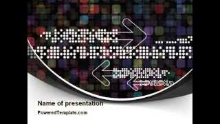 Pointers And Arrows PowerPoint Template by PoweredTemplate.com
