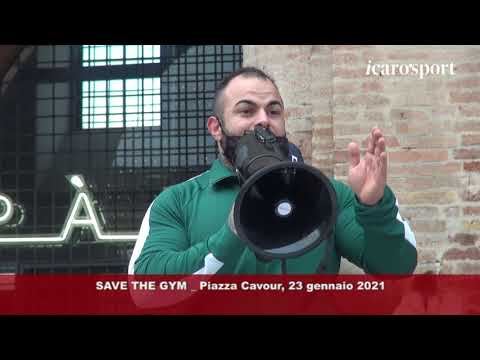 Icaro Sport. Save The GYM, la protesta di palestre e piscine in piazza Cavour