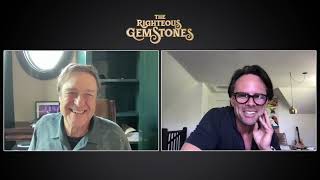 Walton Goggins &amp; John Goodman trying not to laugh on &quot;The Righteous Gemstones&quot;