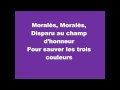 Didier benureau  chanson pour morales clip parole  lyrics hq