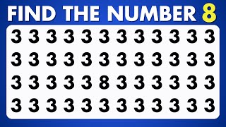 Test Your Vision! Can YOU Find the Odd Numbers in this Puzzle Quiz?