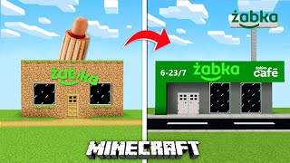 Poprosiłem 10 LOSOWYCH OSÓB aby zbudowali ŻABKĘ w MINECRAFT!