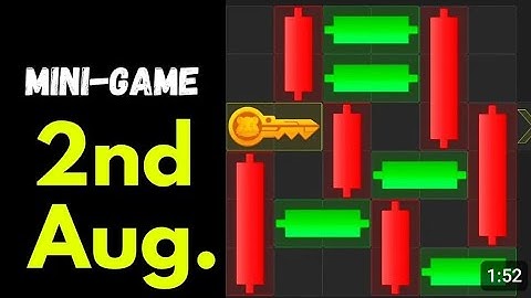 2 August HAMSTER KOMBAT MINI-GAME MADE EASY (KEY PUZZLE SOLVED 2nd AUGUST)