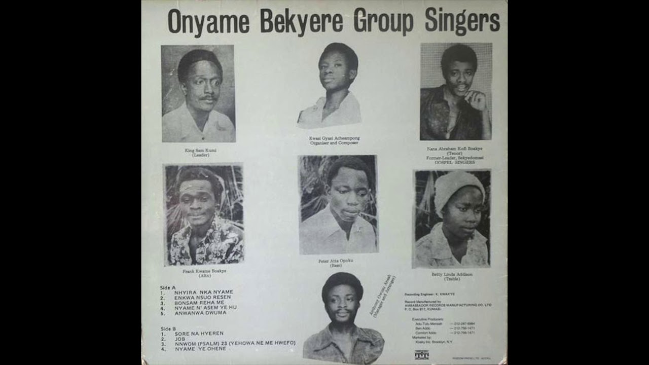 Onyame Bekyere Group Singers   A Side Medley   Ghana Gospel highlife