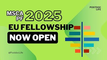 Marie Curie Fellowship (MSCA PF) call is now open! Sharpen your pencils!