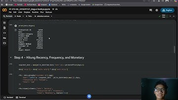 Analisis RFM Menggunakan Google Colab Python