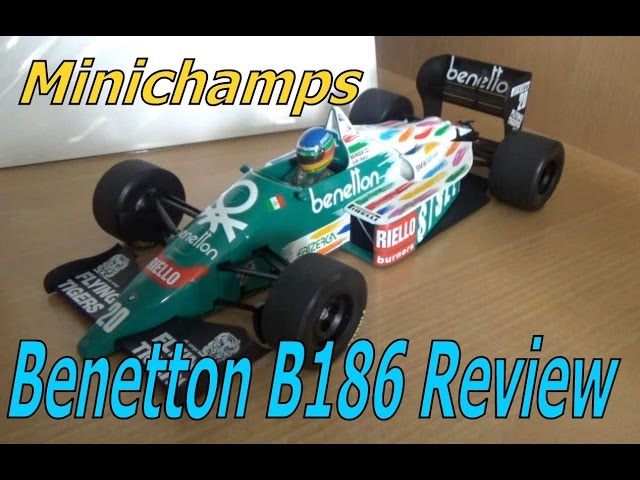 Minichamps Review, Benetton BMW B186 1/18 (1986)