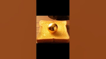 Golden Orb Spread on Toast 🍞 #satisfying #asmr #shorts