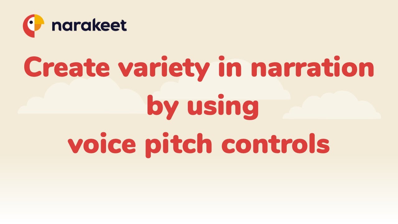 text to speech voice pitch