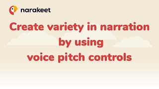 Adjust text to speech voice pitch