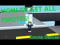 Roblox emote dances how to get all the emotes