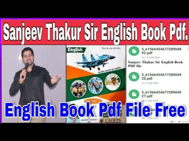 Sanjeev Thakur Sir English Book PDF  Free🔥💯 Sanjeev Thakur Sir Book Kese Le Free me 😃#thakur_ki_army class=