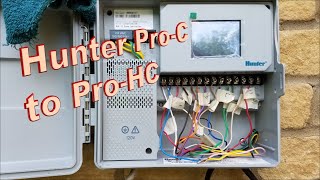 How To Replace Hunter ProC Sprinkler Controller with Hunter ProHC