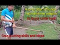 HOW TO ATTACH THE NYLON METAL ADAPTOR AT GRASS CUTTER HEAD/PAGKABIT NG NYLON METAL ADAPTOR SA GRASS