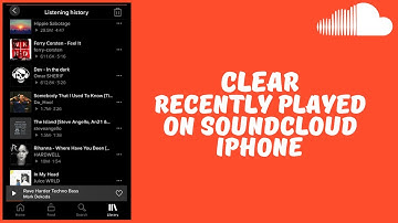 How to Remove Recently Played On Soundcloud iphone