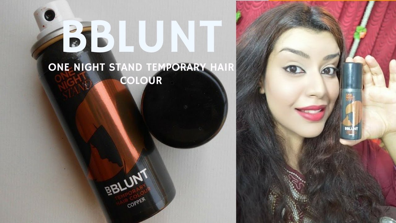 BBLUNT ONE NIGHT STAND TEMPORARY HAIR COLOUR YouTube