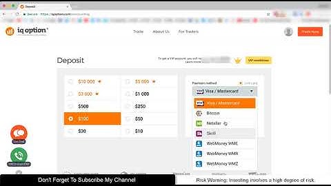 How to Deposit Bitcoin In IQ Option - Bitcoin Deposit In IQ Option Wallet | The Binary Logic