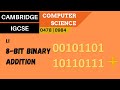 Binary Addition Quiz