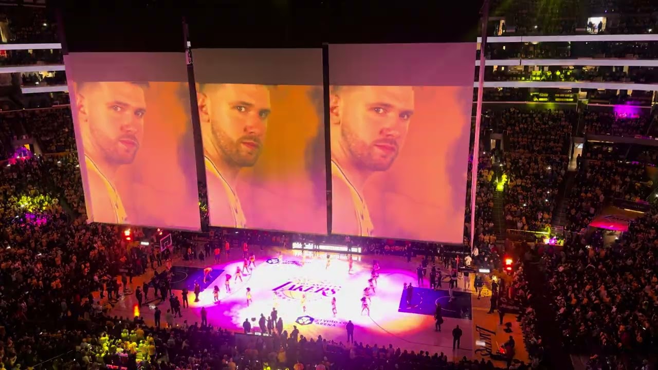 Lakers Starting 5 Intro 2024-25 | Luka Doncic Debuts