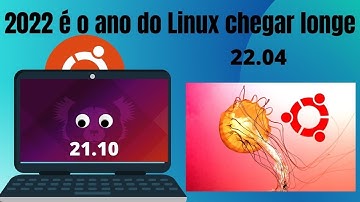 ESTE PROMETE SER O ANO DO LINUX DESKTOP UBNTU 22.04X21.10: 2021 chega pra live com o Paulo@Android