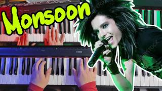 Tokio Hotel - Monsoon | Slower piano version screenshot 2