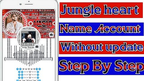 Jungle heart name facebook id without update / new jungle nickname / jungle name fb id kese bnye
