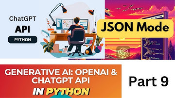 Generative AI | OpenAI API, ChatGPT, and GPT-4 in Python | JSON Mode | ChatGPT in JSON Mode #openai