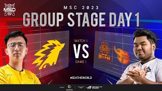 [EN] MSC Group Stage Day 1 | ONIC VS BURN X FLASH | Game 1 screenshot 3