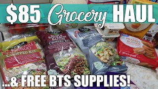 $85 Walmart Grocery Haul | FREE Back to School Supplies with Ibotta