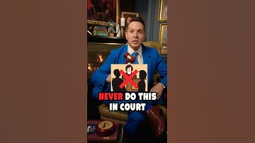 Never Do This In Court If You Represent Yourself! #law #education