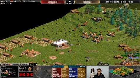 Trực tiếp AOE 4v4 Random|CSDN-Hồng Anh-Gunny-Truy Mệnh vs Bibi - VaneLove - Hoàng Mai Nhi - Xuân Thứ