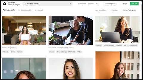 Finding Images For Your website  and Using Unsplash