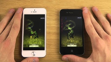 iPhone 5 iOS 7 Beta 3 vs. iPhone 4 iOS 7 Beta 3 - Benchmark Speed Performance Comparison Review