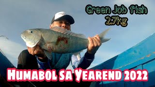 YEAREND JIGGING 2022 | Green Job Fish 2.7kg & Yellow Tail Barracuda 0.7grms | Jigging in Philippines