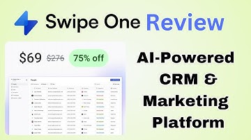 Swipe One Review: The Ultimate AI-Powered CRM & Email Marketing Tool 🚀