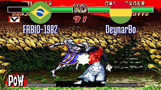 FT3 @samsho2: FABIO-1982 (BR) vs DeynarBo (BO) [Samurai Shodown II Fightcade] May 14