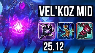 VEL'KOZ vs SYNDRA (MID) | Rank 3 Vel'Koz | EUW Challenger | 25.12