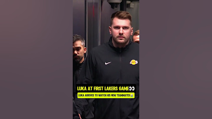 Luka arriving to Lakers Arena👀