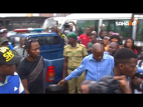 Fans Storm Court Premises As Naira Marley Granted Bail Of N2million