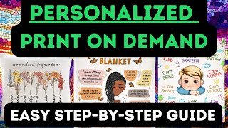Personalized print on demand on Etsy and Shopify - (Anywhere POD tutorial)